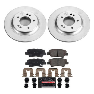 PowerStop® - Z23 Evolution Geomet® Plain Rear Brake Kit