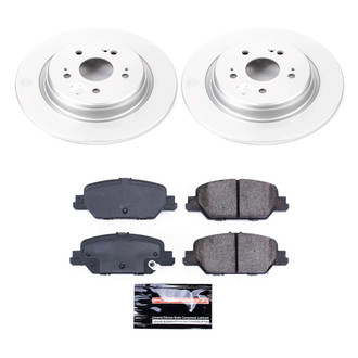 PowerStop® - Z23 Evolution Geomet® Plain Rear Brake Kit