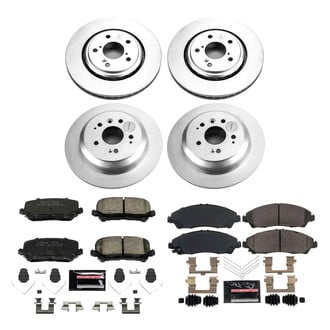 PowerStop® - Z23 Evolution Geomet® Plain Front and Rear Brake Kit