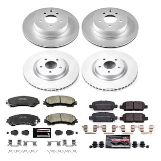 PowerStop® - Z23 Evolution Geomet® Plain Front and Rear Brake Kit