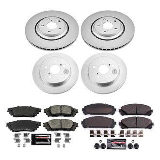 PowerStop® - Z23 Evolution Geomet® Plain Front and Rear Brake Kit