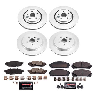 PowerStop® - Z23 Evolution Geomet® Plain Brake Kit
