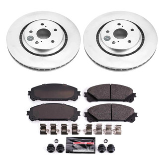 PowerStop® - Z23 Evolution Geomet® Plain Front Brake Kit