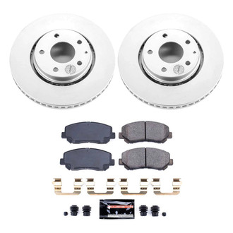 PowerStop® - Z23 Evolution Geomet® Plain Front Brake Kit