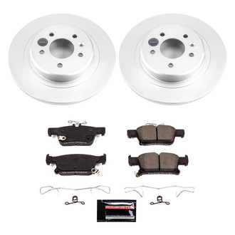 PowerStop® - Z23 Evolution Geomet® Plain Rear Brake Kit