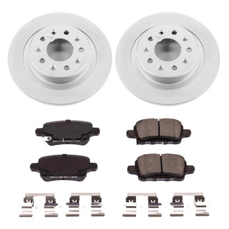 PowerStop® - Z23 Evolution Geomet® Plain Rear Brake Kit