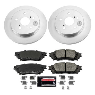 PowerStop® - Z23 Evolution Geomet® Plain Rear Brake Kit