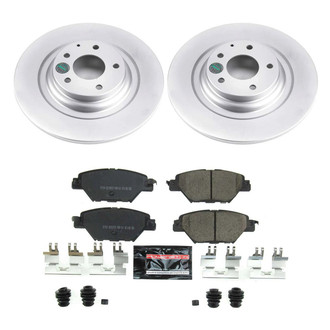 PowerStop® - Z23 Evolution Geomet® Plain Rear Brake Kit