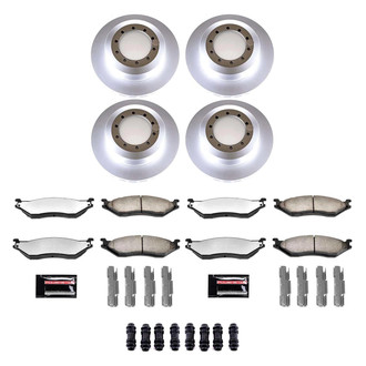 PowerStop® - Z36 Evolution Geomet® Plain Front and Rear Brake Kit