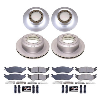 PowerStop® - Z23 Evolution Geomet® Plain Front and Rear Brake Kit