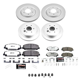 PowerStop® - Z36 Evolution Geomet® Plain Front and Rear Brake Kit