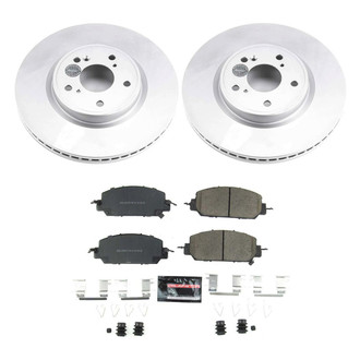 PowerStop® - Z23 Evolution Geomet® Plain Front Brake Kit