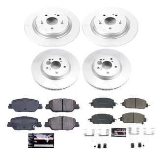 PowerStop® - Z23 Evolution Geomet® Plain Front and Rear Brake Kit