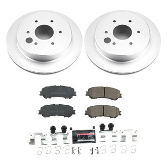 PowerStop® - Z23 Evolution Geomet® Plain Rear Brake Kit