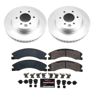 PowerStop® - Z23 Evolution Geomet® Plain Front Brake Kit