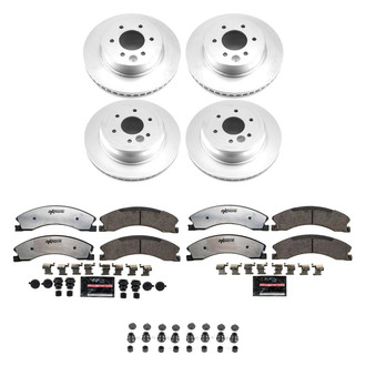 PowerStop® - Z36 Evolution Geomet® Plain Front and Rear Brake Kit
