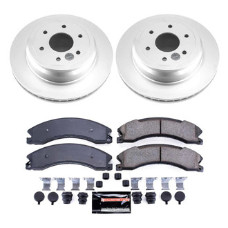 PowerStop® - Z23 Evolution Geomet® Plain Rear Brake Kit