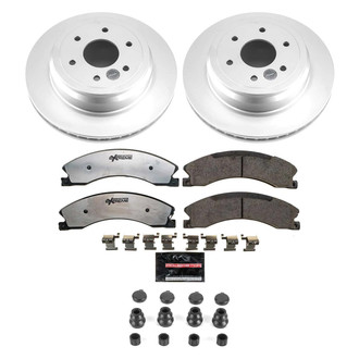 PowerStop® - Z36 Evolution Geomet® Plain Rear Brake Kit