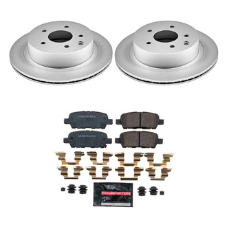 PowerStop® - Z23 Evolution Geomet® Plain Rear Brake Kit