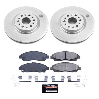 PowerStop® - Z23 Evolution Geomet® Plain Front Brake Kit