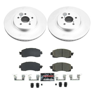 PowerStop® - Z23 Evolution Geomet® Plain Front Brake Kit
