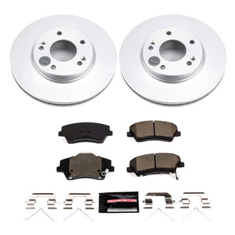 PowerStop® - Z23 Evolution Geomet® Plain Front Brake Kit