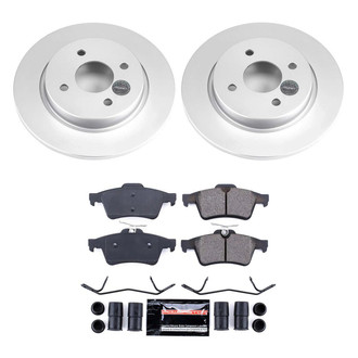 PowerStop® - Z23 Evolution Geomet® Plain Rear Brake Kit