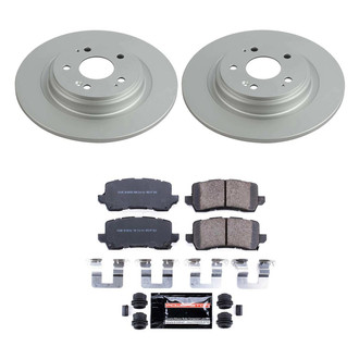 PowerStop® - Z23 Evolution Geomet® Plain Rear Brake Kit