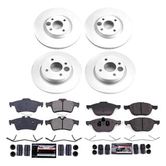 PowerStop® - Z23 Evolution Geomet® Plain Front and Rear Brake Kit