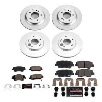 PowerStop® - Z23 Evolution Geomet® Plain Front and Rear Brake Kit