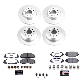 PowerStop® - Z36 Evolution Geomet® Plain Front and Rear Brake Kit