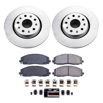 PowerStop® - Z23 Evolution Geomet® Plain Front Brake Kit