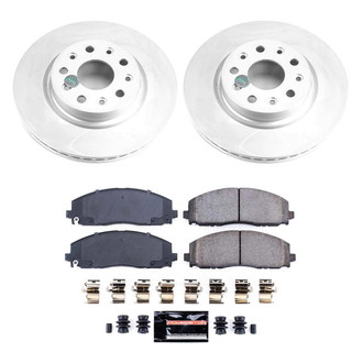 PowerStop® - Z23 Evolution Geomet® Plain Front Brake Kit