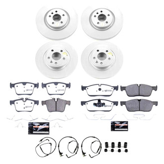 PowerStop® - Z36 Evolution Geomet® Plain Front and Rear Brake Kit