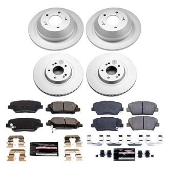 PowerStop® - Z23 Evolution Geomet® Plain Front and Rear Brake Kit