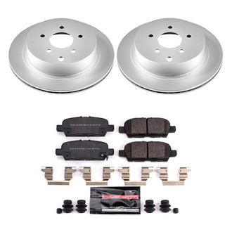 PowerStop® - Z23 Evolution Geomet® Plain Rear Brake Kit