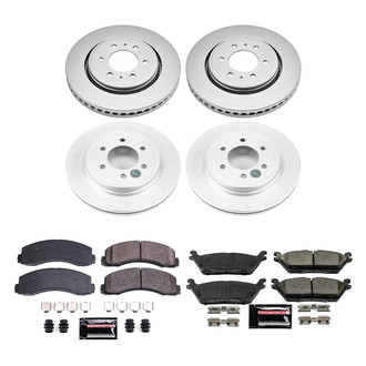 PowerStop® - Z23 Evolution Geomet® Plain Front and Rear Brake Kit