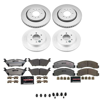 PowerStop® - Z36 Evolution Geomet® Plain Front and Rear Brake Kit