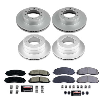 PowerStop® - Z23 Evolution Geomet® Plain Front and Rear Brake Kit
