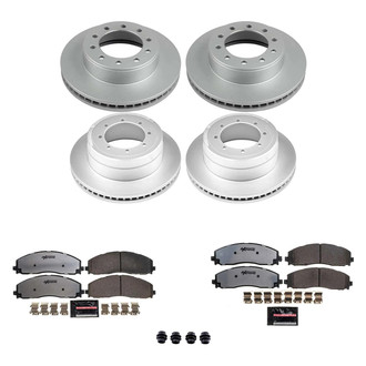 PowerStop® - Z36 Evolution Geomet® Plain Front and Rear Brake Kit