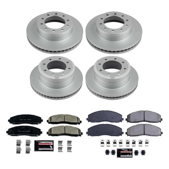 PowerStop® - Z23 Evolution Geomet® Plain Front and Rear Brake Kit