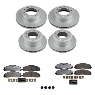 PowerStop® - Z36 Evolution Geomet® Plain Front and Rear Brake Kit