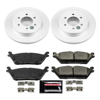 PowerStop® - Z23 Evolution Geomet® Plain Rear Brake Kit