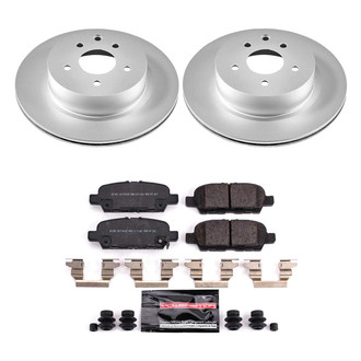 PowerStop® - Z23 Evolution Geomet® Plain Rear Brake Kit