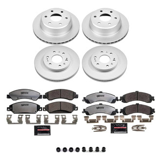 PowerStop® - Z36 Evolution Geomet® Plain Front and Rear Brake Kit