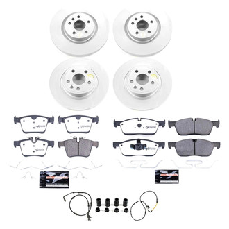 PowerStop® - Z36 Evolution Geomet® Plain Front and Rear Brake Kit