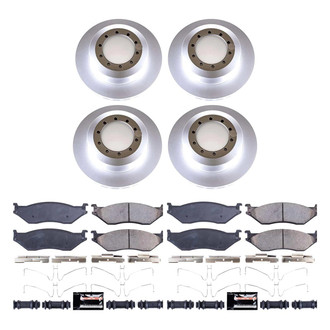 PowerStop® - Z23 Evolution Geomet® Plain Front and Rear Brake Kit