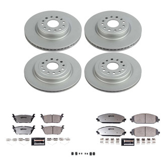 PowerStop® - Z36 Evolution Geomet® Plain Front and Rear Brake Kit