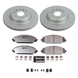 PowerStop® - Z36 Evolution Geomet® Plain Front Brake Kit