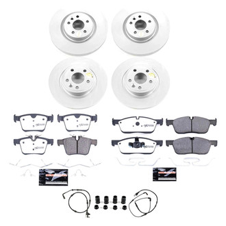 PowerStop® - Z36 Evolution Geomet® Plain Front and Rear Brake Kit
